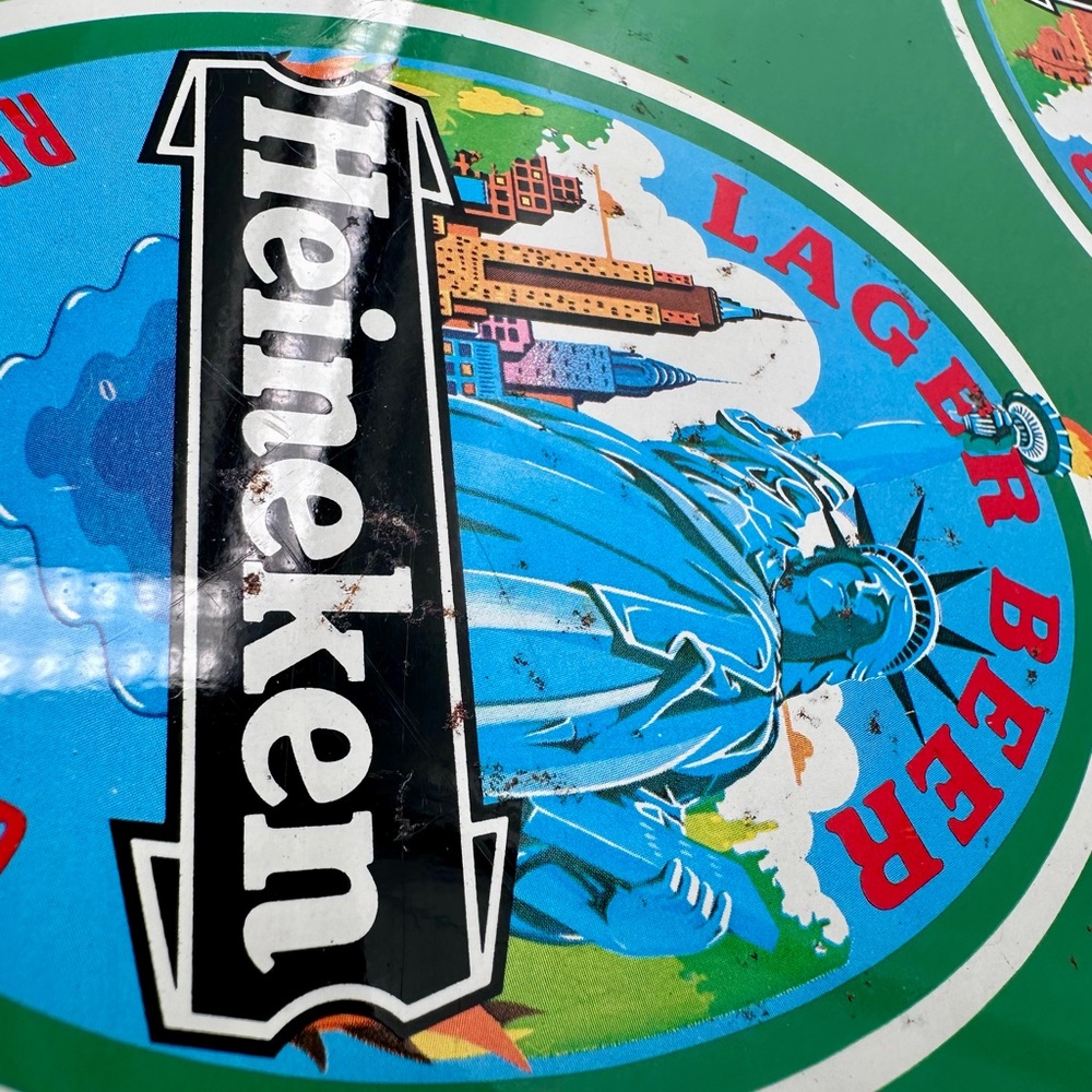 Heineken Metal/Tin Serving Tray Around the World - Picture 4 of 9